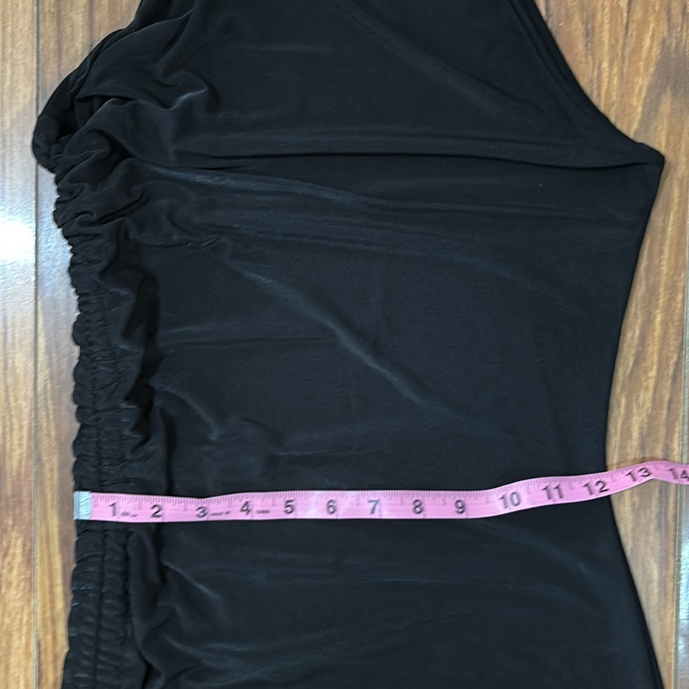Misguided black slinky rouched black dress, size 6, NWT. - Picture 8 of 15